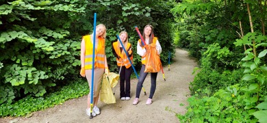 Flurreinigung 2023 © HLW-Hollabrunn Flurreinigung 2023