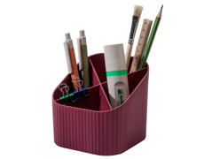 Schreibtischköcher, öko-rot, befüllt © HAN GmbH & Co. KG Schreibtischköcher, öko-rot, befüllt