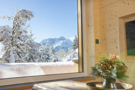 Haus Andrea Winter Aussicht vom Panoramafenster © © Frank Drechsel/ alpin.photo Haus Andrea Winter Aussicht vom Panoramafenster