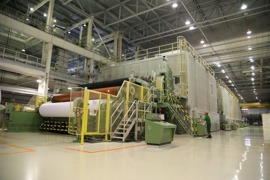 Cut-size paper making machine Ilim.jpg © OJSC "Ilim Group" Cut-size paper making machine Ilim.jpg