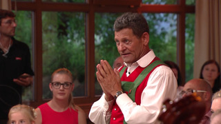 Moderator Franz Posch in seinem Element © ORF Tirol Moderator Franz Posch in seinem Element