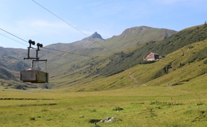 Hütte vor dem Glingspitz © Christoph Weitz Hütte vor dem Glingspitz