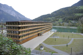 Außenansicht Rodund IZM Gebäude © illwerke vkw Außenansicht Rodund IZM Gebäude