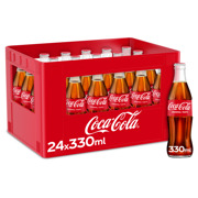 Kiste für 0,33l Mehrwegglasflaschen © Coca-Cola HBC Austria GmbH Kiste für 0,33l Mehrwegglasflaschen