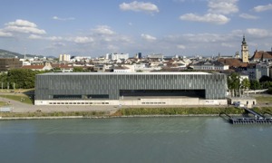 Lentos Drohne © Lentos Kunstmuseum Linz, Bernhard Stadlbauer Lentos Drohne