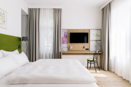 Smart Double Zimmer © ©Schani Hotels/ Gregor Hofbauer Smart Double Zimmer