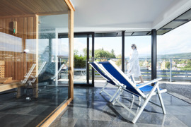 Panoramasauna auf der Dachterrasse © Foto © Johannes Puch Panoramasauna auf der Dachterrasse