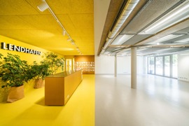 Blick Richtung Tresen und Eingang im LENDHAFEN © Lupi Spuma Blick Richtung Tresen und Eingang im LENDHAFEN