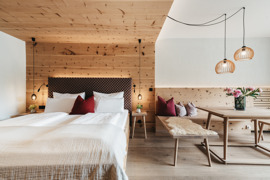 Zirbensuite Abendrot