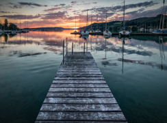 Der Mattsee am Morgen. © Seewirt Mattsee, Foto: E.Stierschneider Der Mattsee am Morgen.