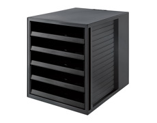 Schubladenbox, ölo-schwarz, vorne, offen © HAN GmbH & Co. KG Schubladenbox, ölo-schwarz, vorne, offen