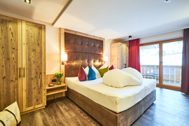 Suite Valentina Schlafzimmer © Hotel Magdalena e.U Suite Valentina Schlafzimmer