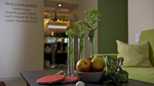 Aufenthaltsraum im Hotel Streklhof