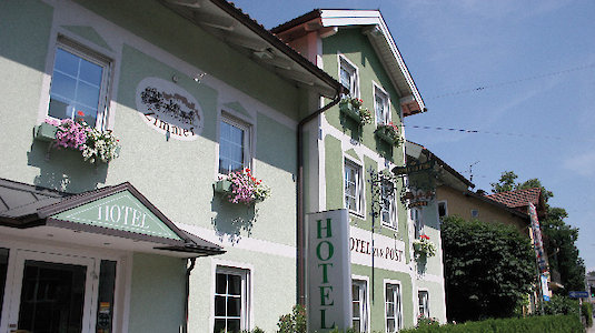Das Hotel zur Post in Frontansicht Das Hotel zur Post in Frontansicht