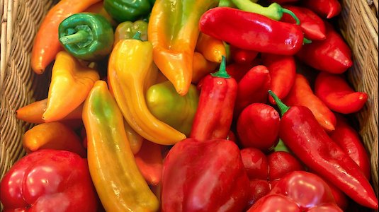 Verschiedene Paprika Verschiedene Paprika