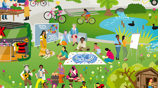 Plakat zu den SDGs Plakat zu den SDGs