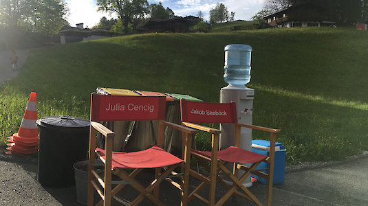 Am Set bei Soko Kitzbühel Am Set bei Soko Kitzbühel