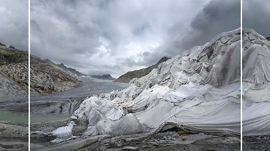 Ausstellung MAK: CLIMATE CARE_Thomas Wrede, Rhonegletscher-Panorama II, 2018 Ausstellung MAK: CLIMATE CARE_Thomas Wrede, Rhonegletscher-Panorama II, 2018