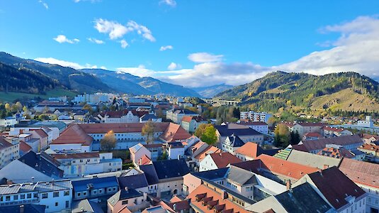Blick über Judenburg vom Sternenturm aus Blick über Judenburg vom Sternenturm aus