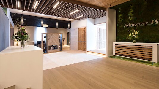 Der Schauraum am Betriebsgelände in Admont. Der Schauraum am Betriebsgelände in Admont.