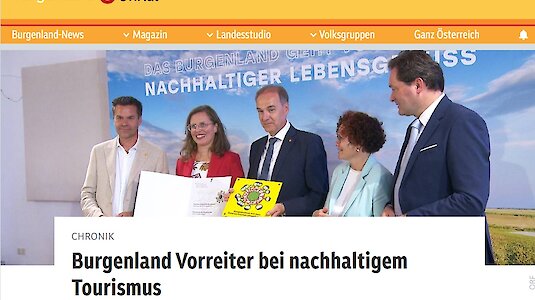 Verleihung Umweltzeichen Burgenland ORF Verleihung Umweltzeichen Burgenland ORF