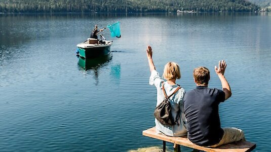 Blick von der Seewiese am Altausseer See